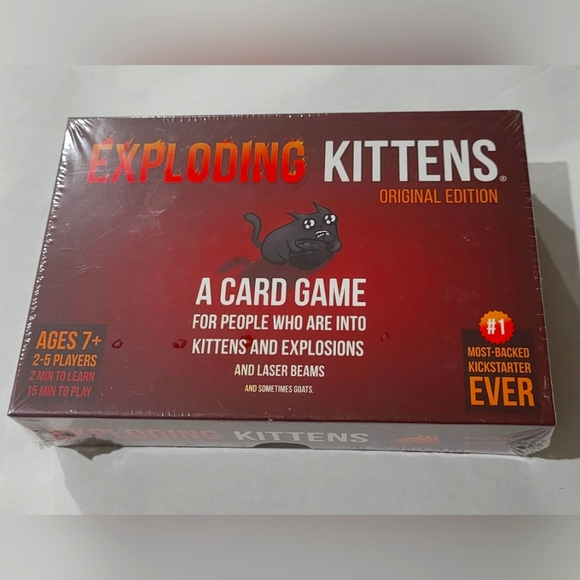 Exploding Kittens Card Game - Original Edition - Picture 1 of 5